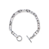 【AQUA SILVER】カットアンカーブレスレット(ASB-068-Medium)