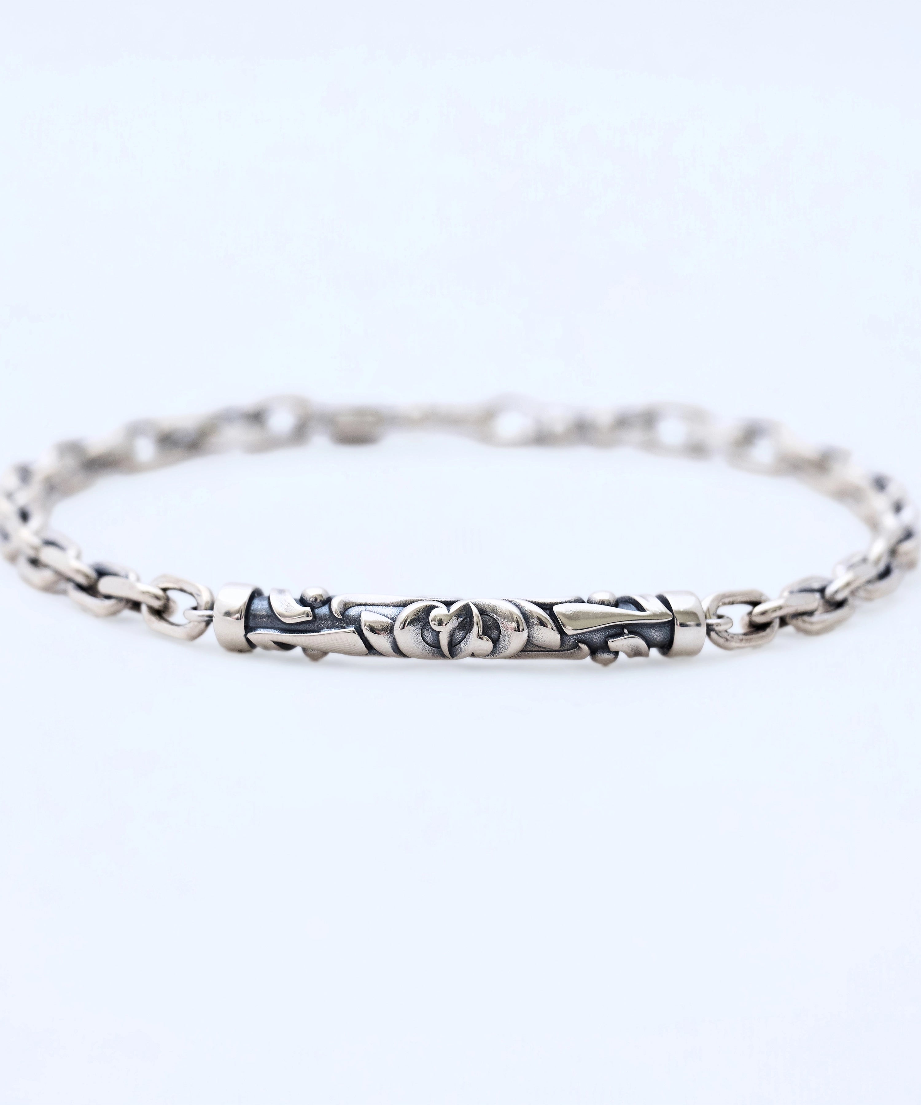 受注生産】秋元強真デザイン No.7 ブレスレット シルバー925 – AQUA SILVER