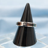 【アウトレット品 70％OFF】シェルリング ブラック シルバー sv925