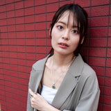 幸せのシックスペンスコイン・リボルブネックレス