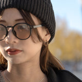 フープピアス 幸せのシックスペンスコイン シルバー