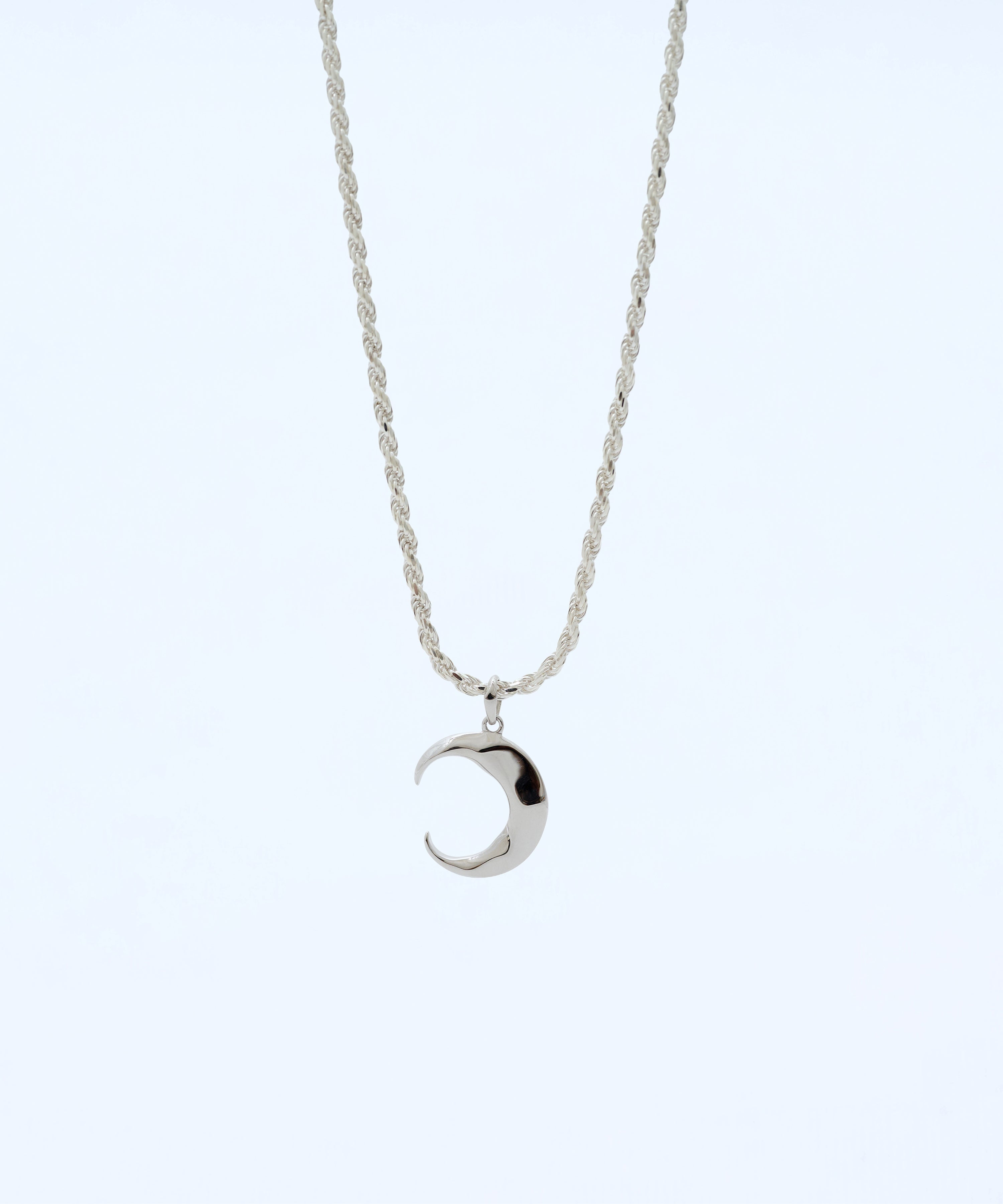 クレセントネックレス ゆらぎモチーフ sv925 シルバー – AQUA SILVER