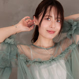 クレセントネックレス ゆらぎモチーフ sv925 シルバー