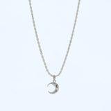 クレセントネックレス ミニ ゆらぎモチーフ sv925 シルバー