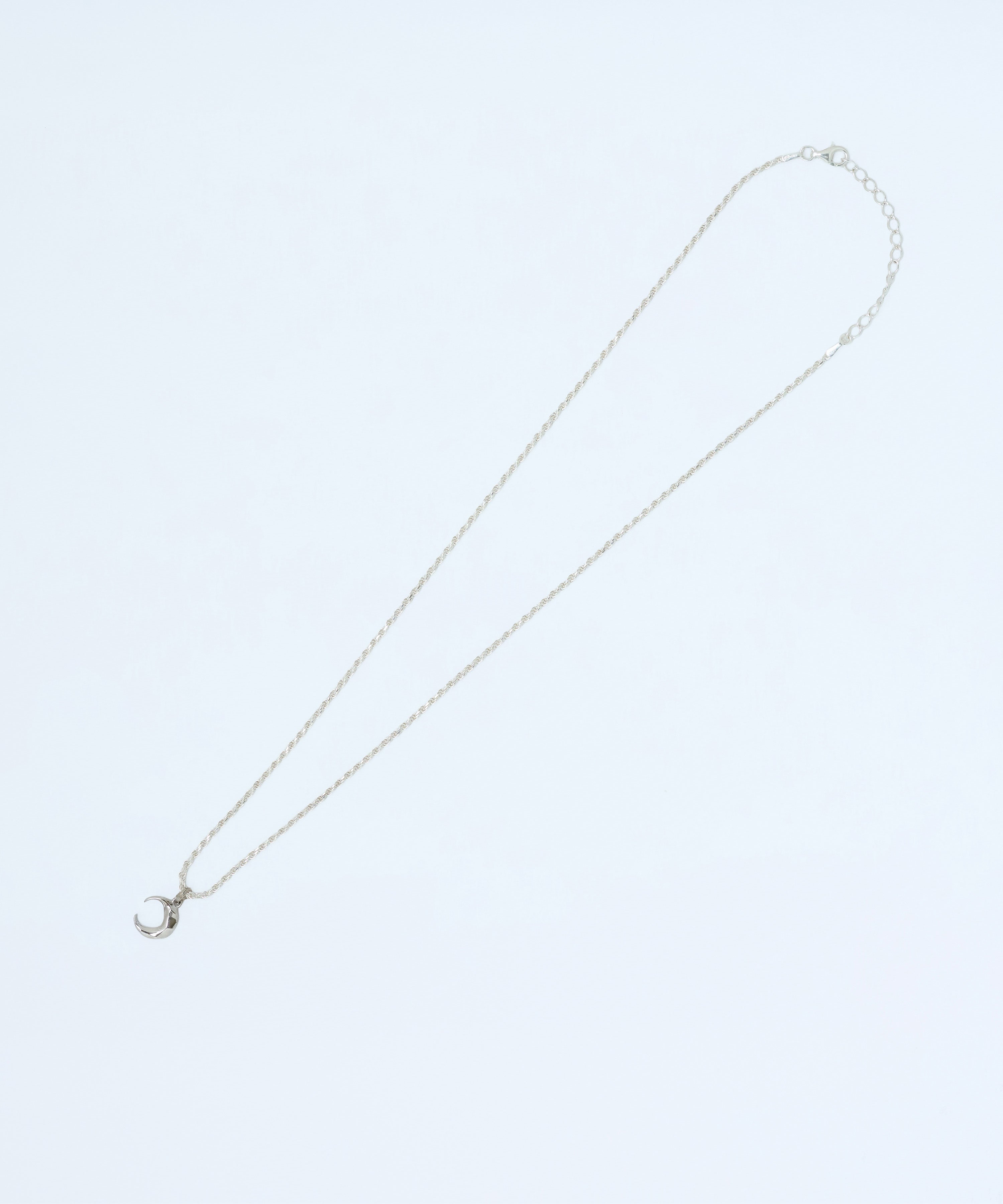 アクセサリー 969 クレセントネックレス ミニ ゆらぎモチーフ sv925 シルバー