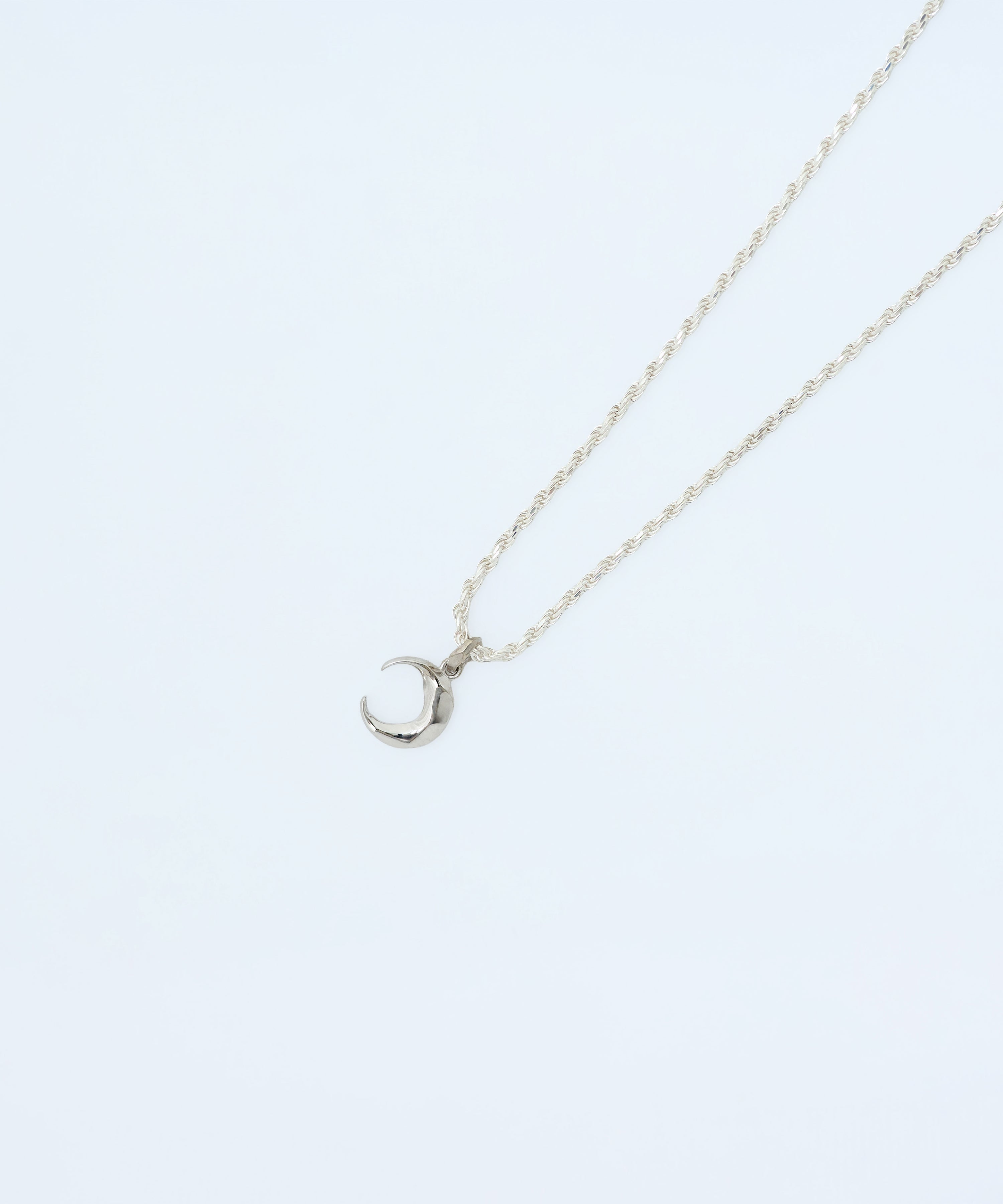 クレセントネックレス ミニ ゆらぎモチーフ sv925 シルバー