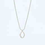 ドロップネックレス ゆらぎモチーフ sv925 シルバー