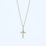 クロスネックレス ゆらぎモチーフ sv925 シルバー