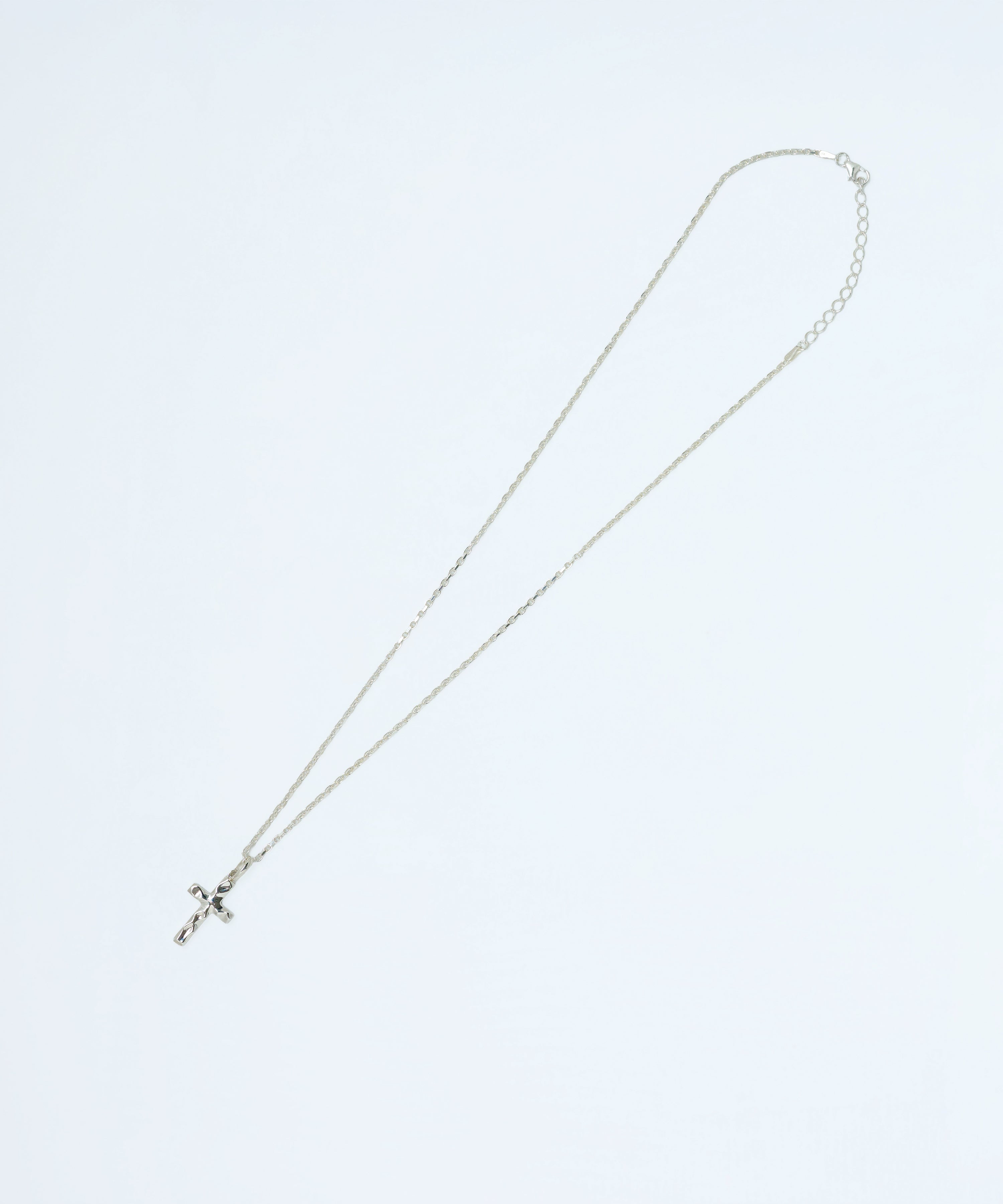 クロスネックレス ゆらぎモチーフ sv925 シルバー – AQUA SILVER