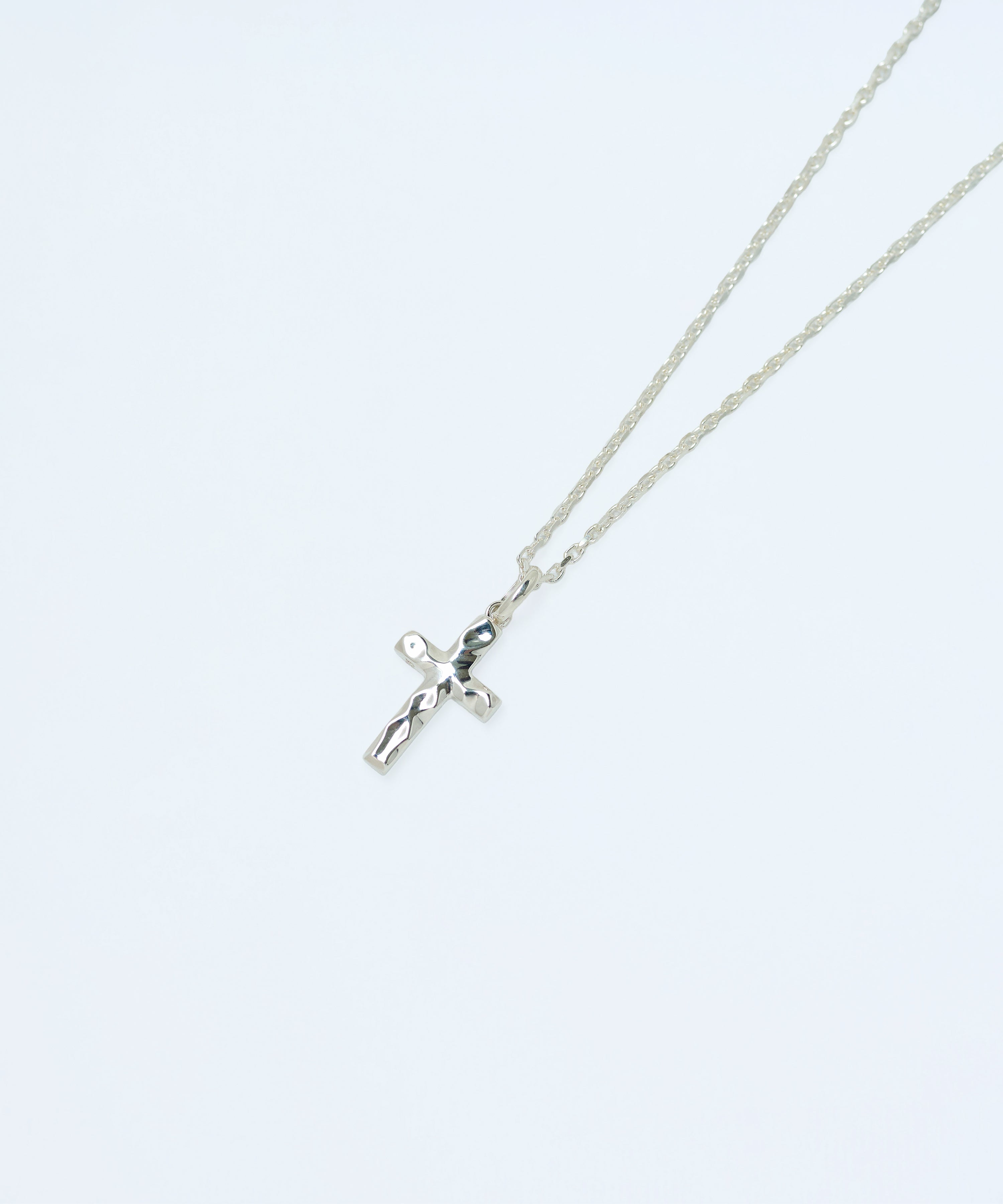 クロスネックレス ゆらぎモチーフ sv925 シルバー – AQUA SILVER