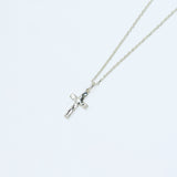 クロスネックレス ゆらぎモチーフ sv925 シルバー