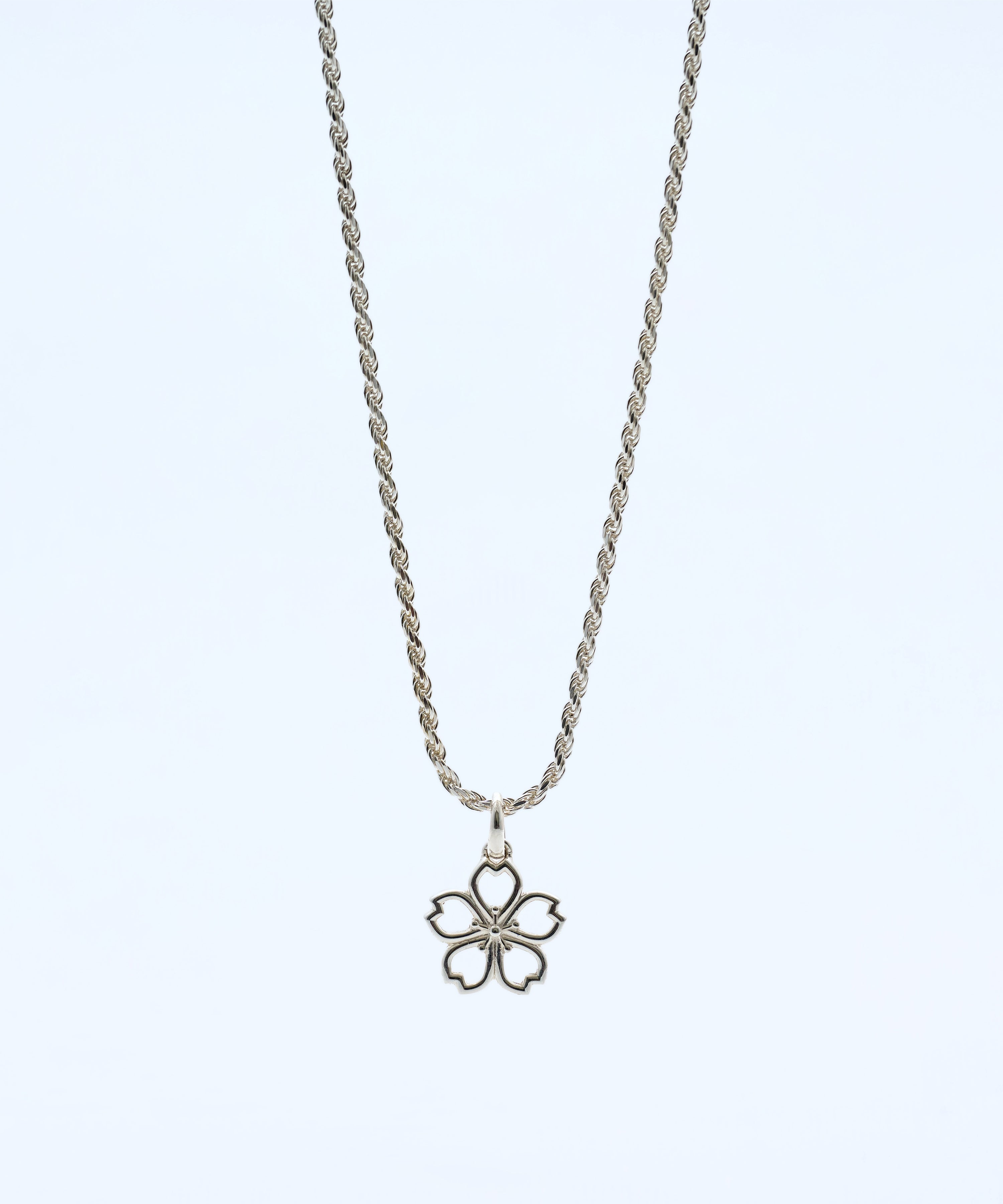 桜ネックレス シルバー sv925 – AQUA SILVER