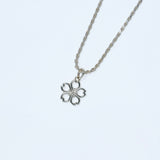 桜ネックレス シルバー sv925