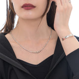 チェーンネックレス 喜平トップ sv925 シルバー