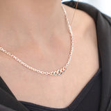 チェーンネックレス 喜平トップ sv925 シルバー