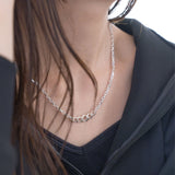 チェーンネックレス 喜平トップ sv925 シルバー