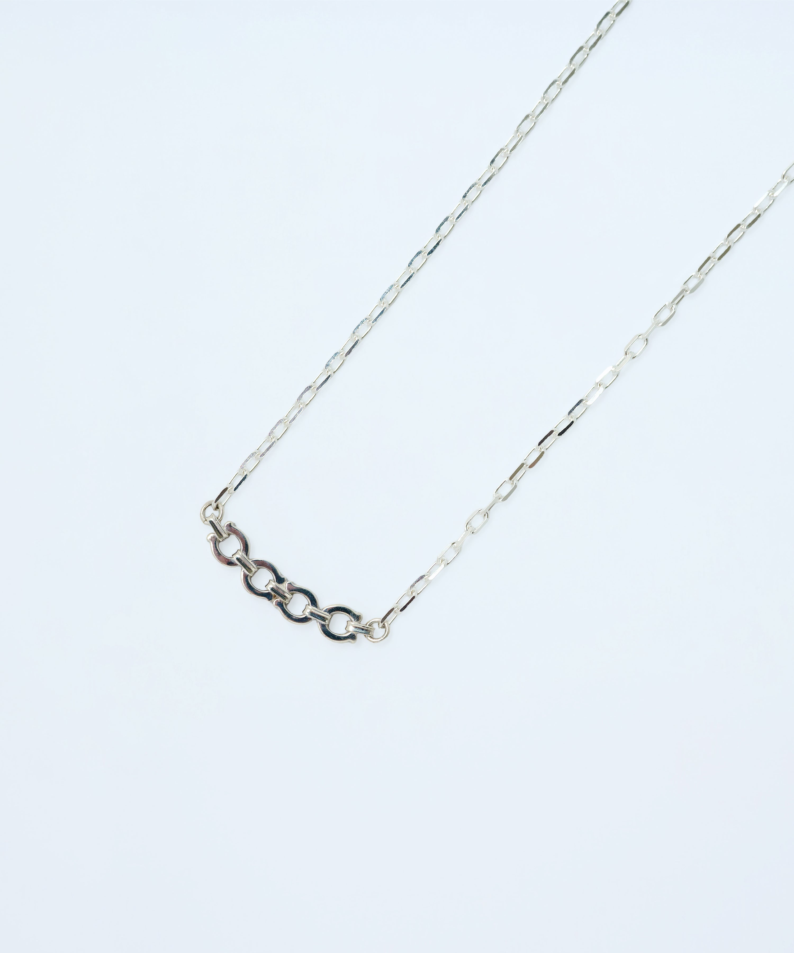 チェーンネックレス ホースシューモチーフ sv925 シルバー