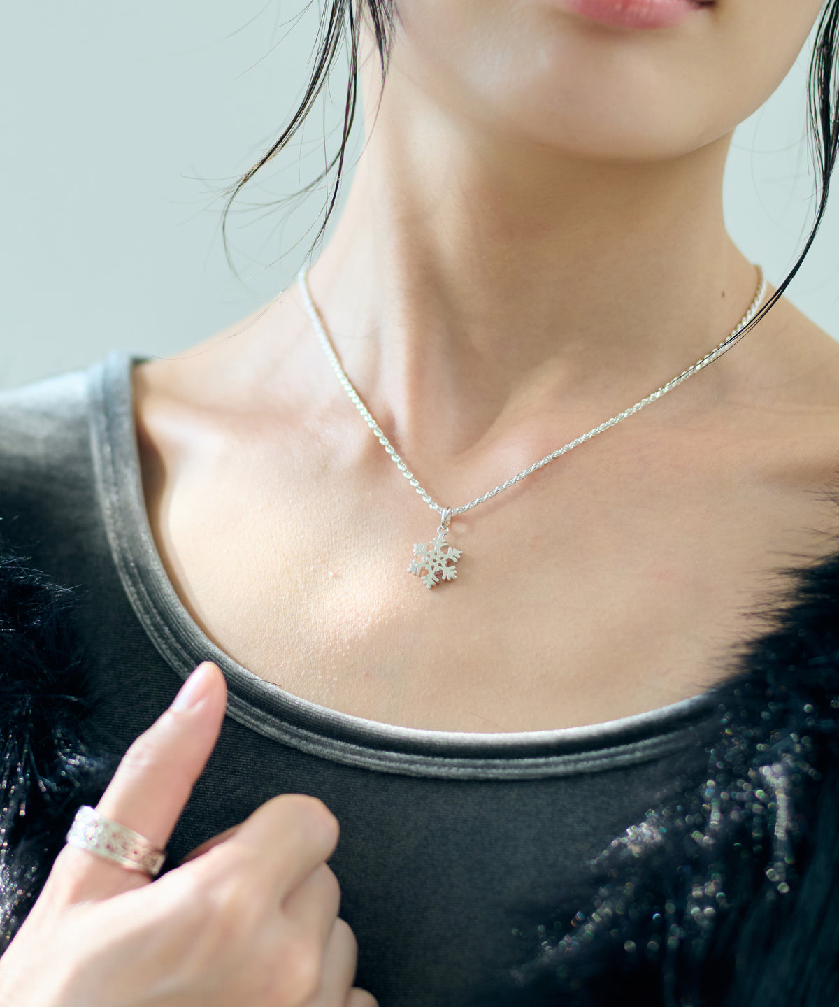 4℃（ヨンドシー） ネックレス 「Noble of Water」 シルバー ネックレス 