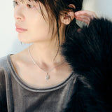 シルバー ネックレス スノーモチーフ sv925