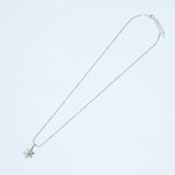 シルバー ネックレス スノーモチーフ sv925