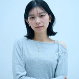 ゆらぎ クレセントネックレス スターリングシルバー