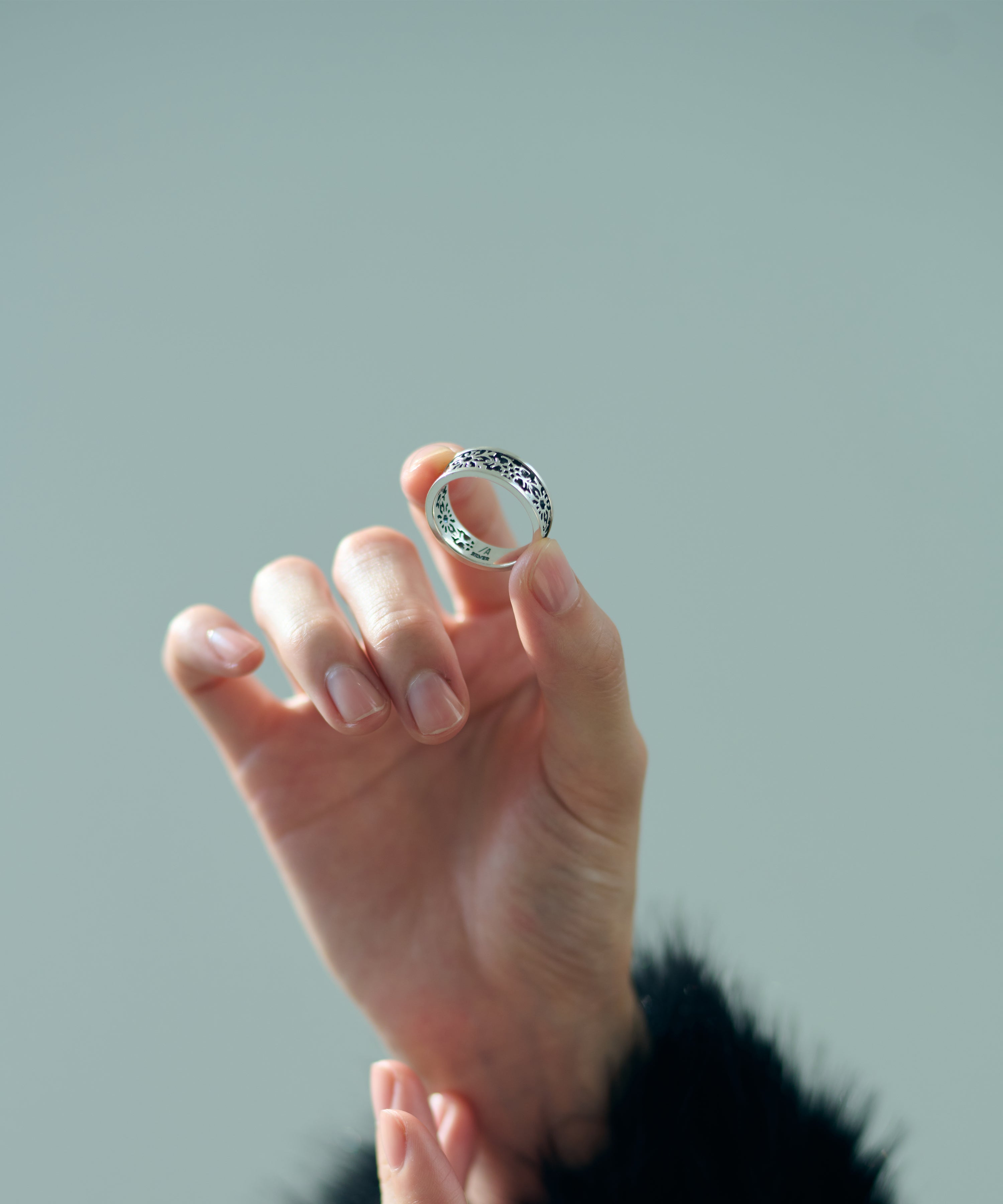 シルバーリング スノーモチーフ sv925 – AQUA SILVER