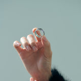 シルバーリング スノーモチーフ sv925