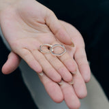 ペアリング シルバー ヘキサゴンリング ジルコニア sv925 セット販売