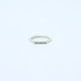 ペアリング シルバー ヘキサゴンリング ジルコニア sv925 セット販売