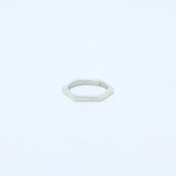 ペアリング シルバー ヘキサゴンリング ジルコニア sv925 セット販売