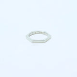 ペアリング シルバー ヘキサゴンリング ジルコニア sv925 セット販売