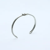 シルバー バングル ノットモチーフ sv925 Mサイズ