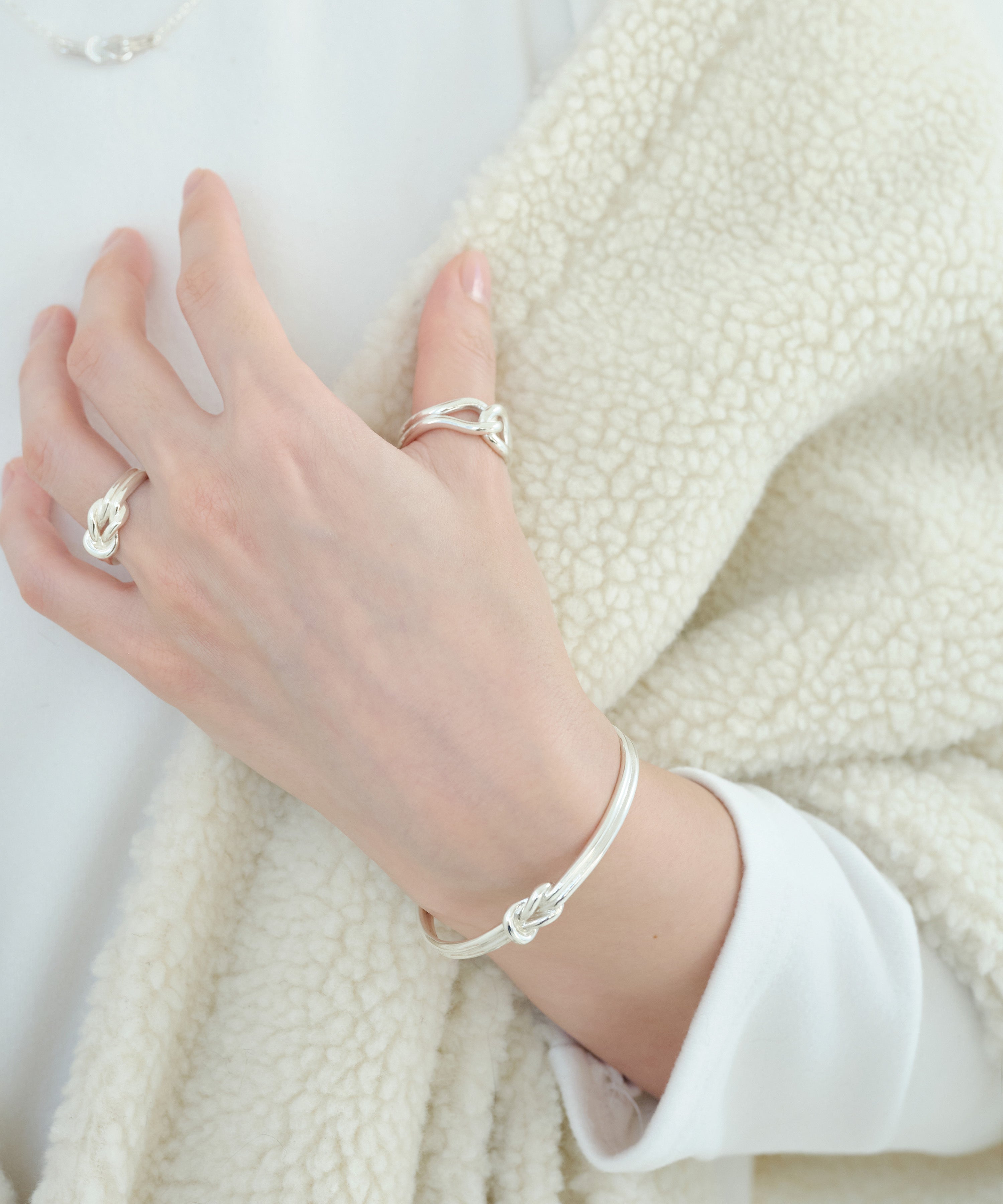 Bangle – AQUA SILVER