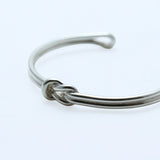 シルバー バングル ノットモチーフ sv925 Sサイズ