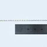 チェーンネックレス シルバー アズキチェーン sv925