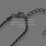 【AQUA SILVER】カットフレンチロープチェーン（CG-004F）