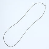 シルバー ロングチェーンネックレス sv925