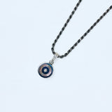 ネックレス アラベスクモチーフ シェル ダイヤモンド シルバー