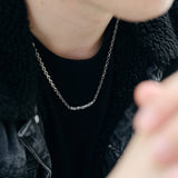 チェーンネックレス ロバストアラベスクモチーフ sv925 ブラックフィニッシュ