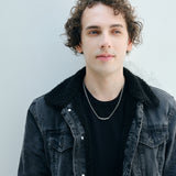 チェーンネックレス ロバストアラベスクモチーフ sv925 ブラックフィニッシュ