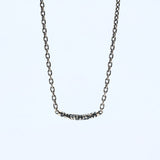 チェーンネックレス ロバストアラベスクモチーフ sv925 ブラックフィニッシュ