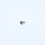 トレーサリーピアス シルバー ブラックフィニッシュ sv925