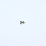 トレーサリーピアス sv925 ホワイトシルバー