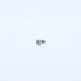 トレーサリーピアス sv925 ホワイトシルバー