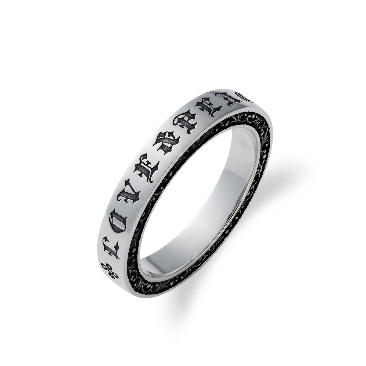 AQUA FORTIS】ラブ＆ピースリング（FR-025F） – AQUA SILVER