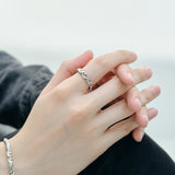 シルバー リング ロバストアラベスクモチーフ sv925 ブラックフィニッシュ