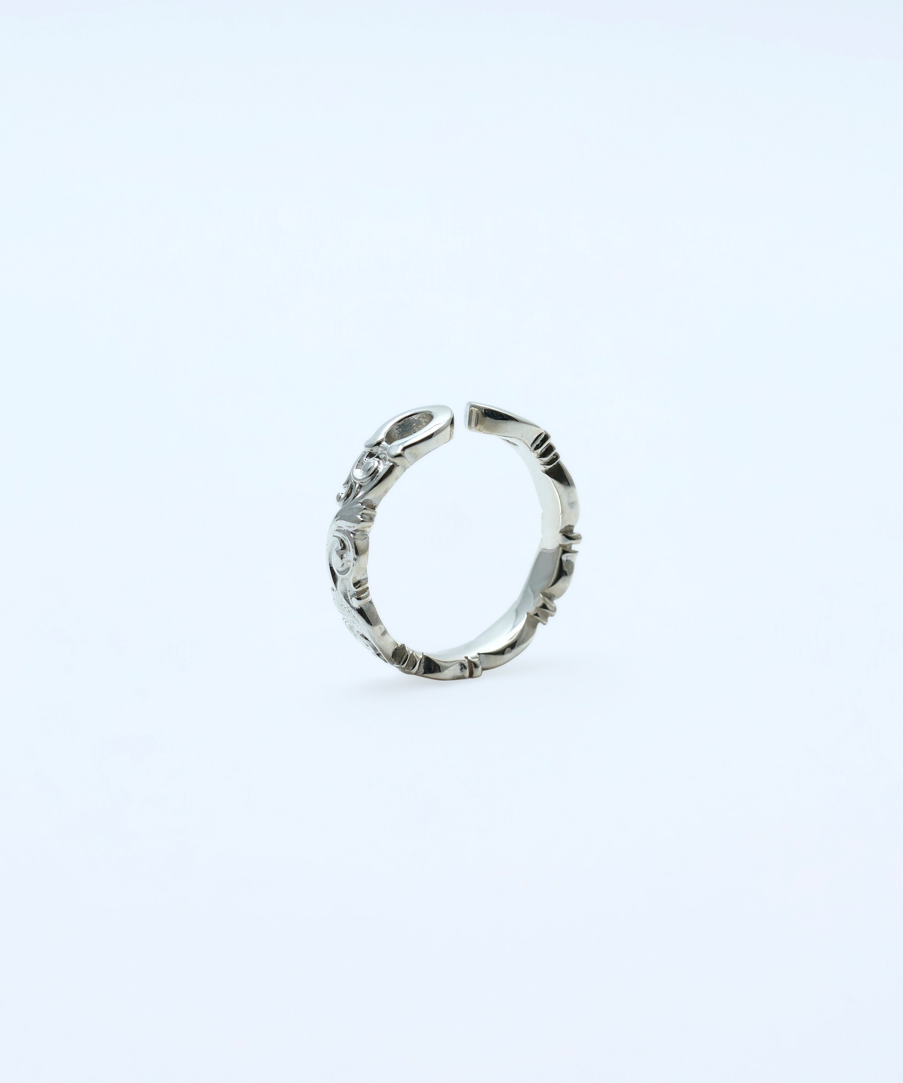 フリーリング アラベスク ホースシュー シルバー sv925 – AQUA SILVER