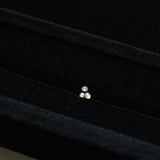 【アウトレット品 70％OFF】誕生石 アメジスト ピアス シルバー （※片耳分 / 1pcs）