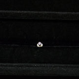 【アウトレット品 70％OFF】誕生石 アメジスト ピアス シルバー （※片耳分 / 1pcs）