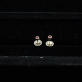 【アウトレット品 70％OFF】誕生石 トルマリン ピアス シルバー （※片耳分 / 1pcs）